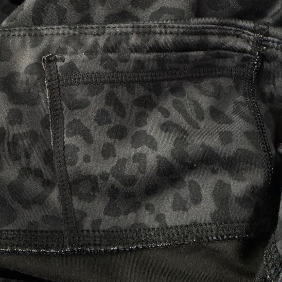 Athlux XX-Large Ankle Leggings Leopard Print Pockets Drawstring Elastic Waist - Picture 8 of 10